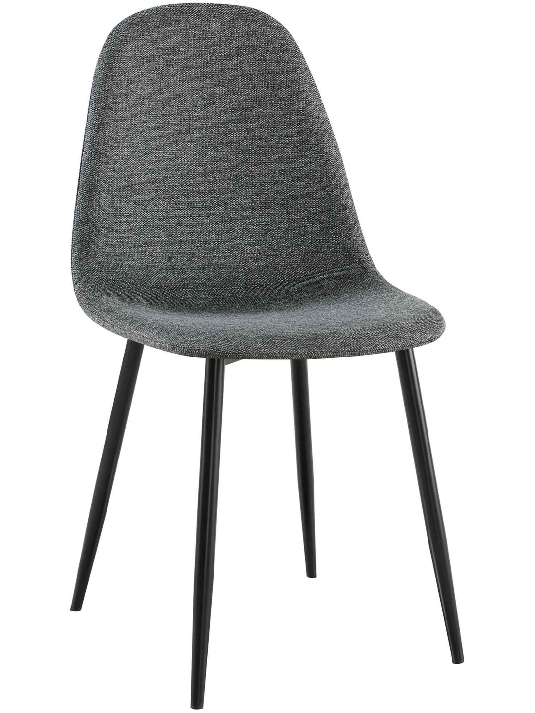 Spisestuestol Napier stof, grå