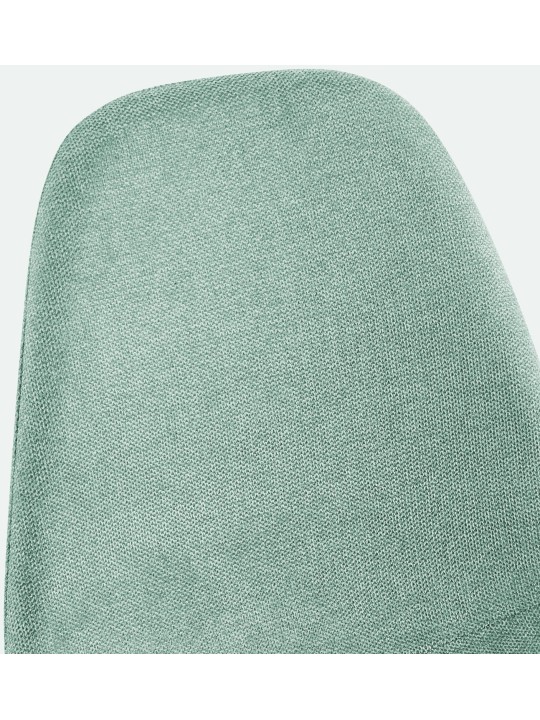 Spisestuestol Napier stof, lysegrøn