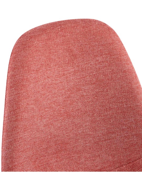 Sæt med 4 spisestuestole Napier stof, orange