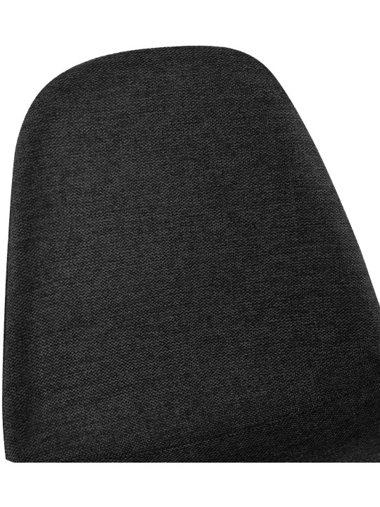 Sæt med 4 spisestuestole Napier stof, sort Sæt med 4 spisestuestole Napier stof, sort