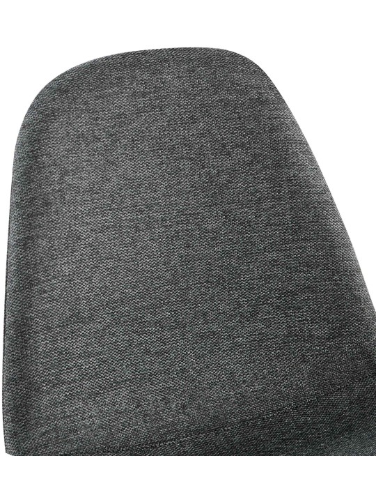 Sæt med 4 spisestuestole Napier stof, grå