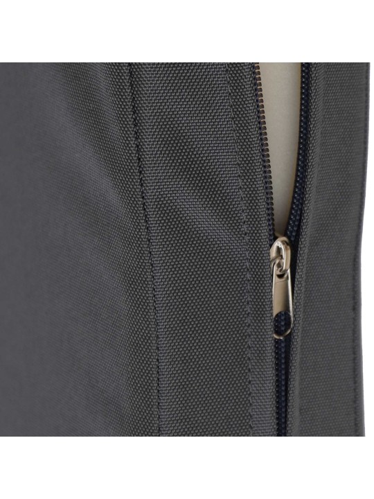 Teak bænk Jackson med sædehynde 180 cm + teak, mørkegrå Teak bænk Jackson med sædehynde 180 cm + teak, mørkegrå