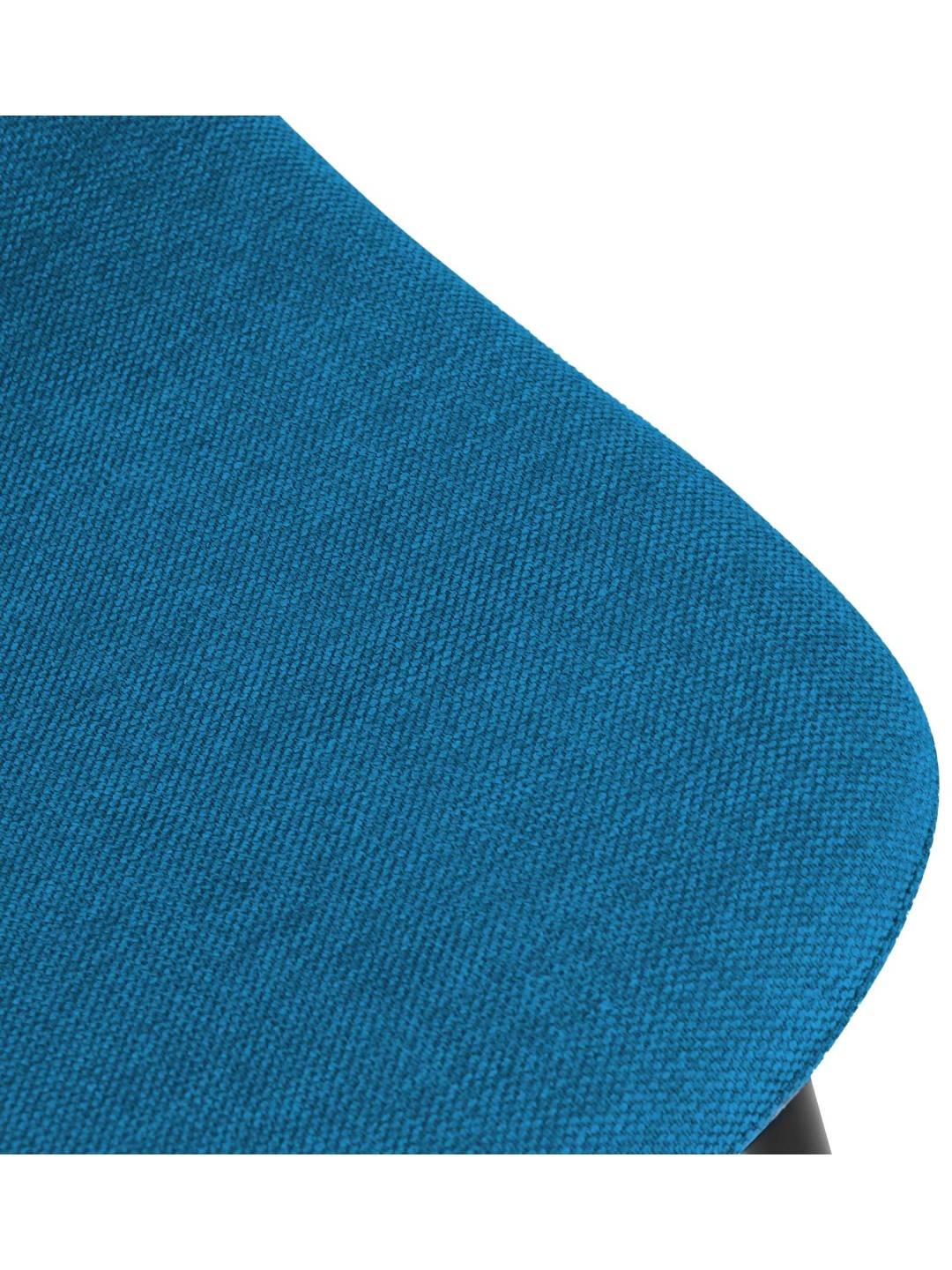 Sæt med 4 spisestuestole Napier stof, blå