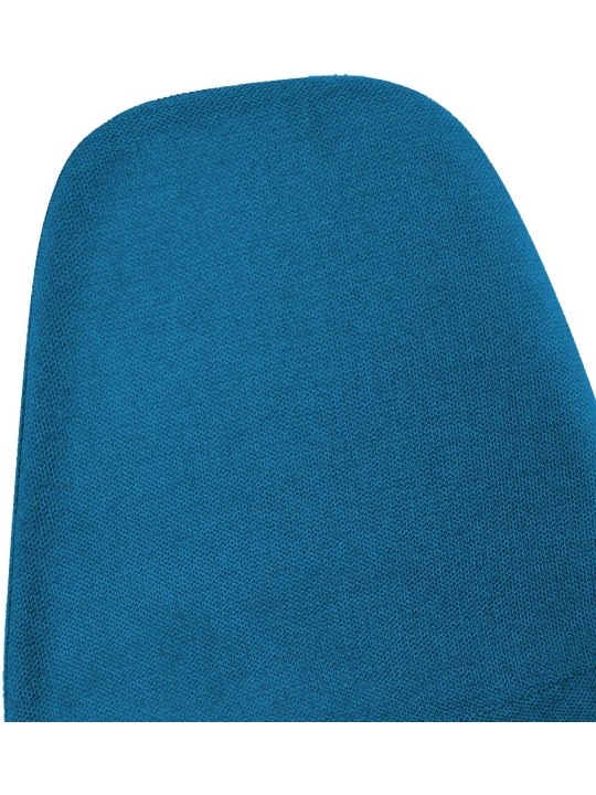 Sæt med 4 spisestuestole Napier stof, blå