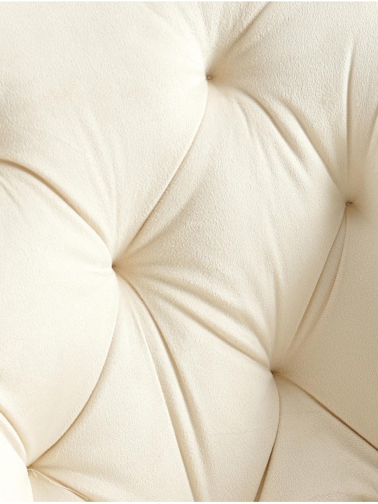 Sæt med 2 spisestuestole Antigo velvet, creme Sæt med 2 spisestuestole Antigo velvet, creme