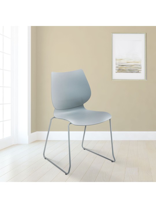 Sæt med 2 stole Houma, grå