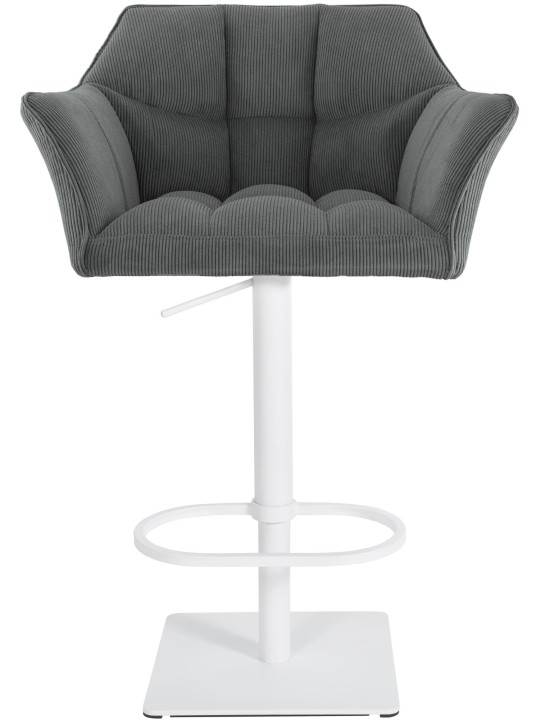 Barstol Damaso W Cord, grå
