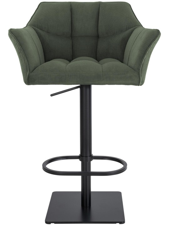 Barstol Damaso B Cord, grøn