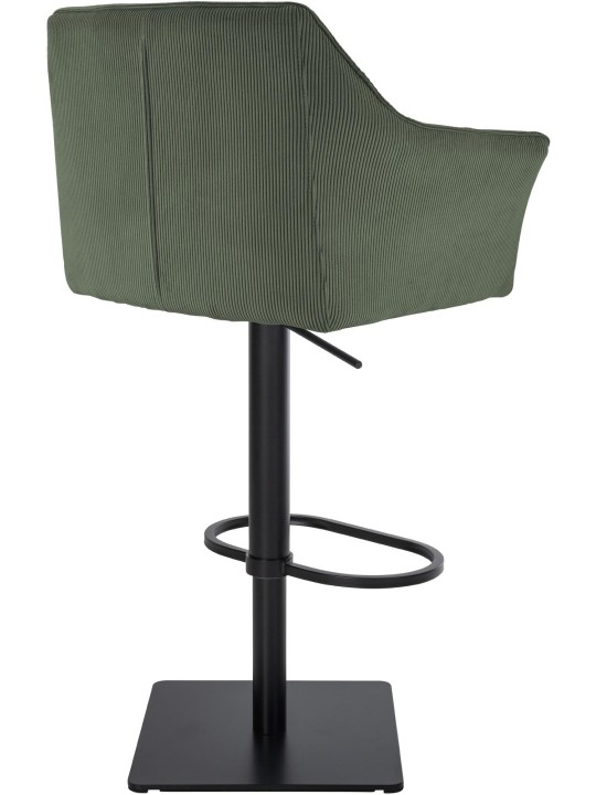 Barstol Damaso B Cord, grøn