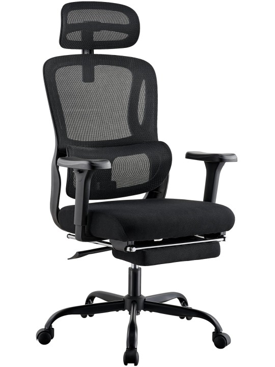 Kontorstol Mankato, sort