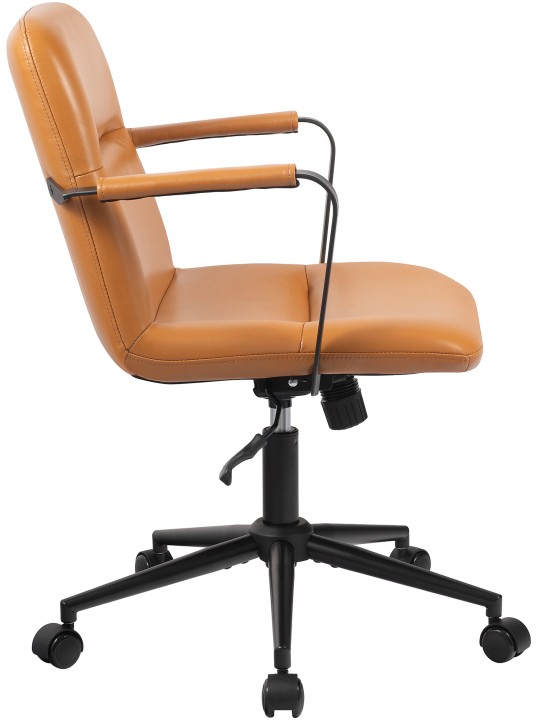 Kontorstol Hilda ægte læder, brun Kontorstol Hilda ægte læder, brun