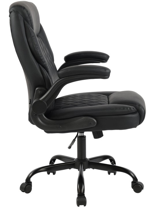 Kontorstol Medfield imiteret læder, sort