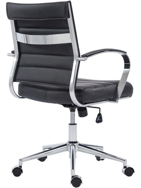 Kontorstol Oakland imiteret læder, sort