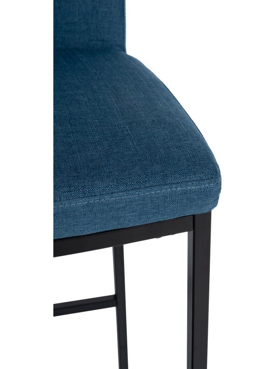 Sæt med 2 barstole Freeport stof B, blå