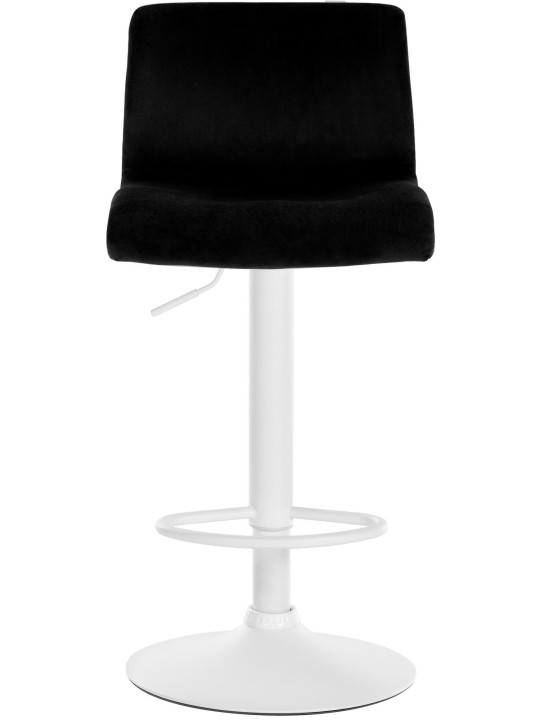 Barstol Hoover fløjl W, sort