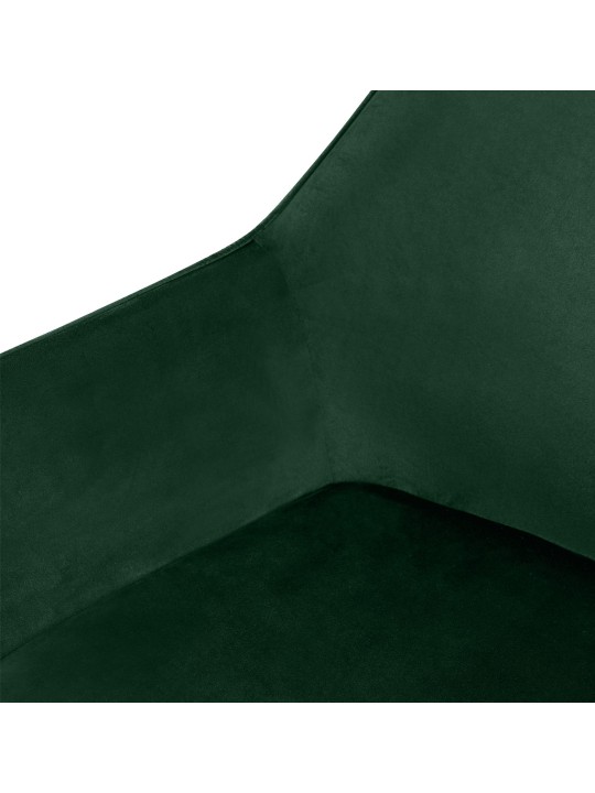 Spisestuestol Luena fløjl, grøn