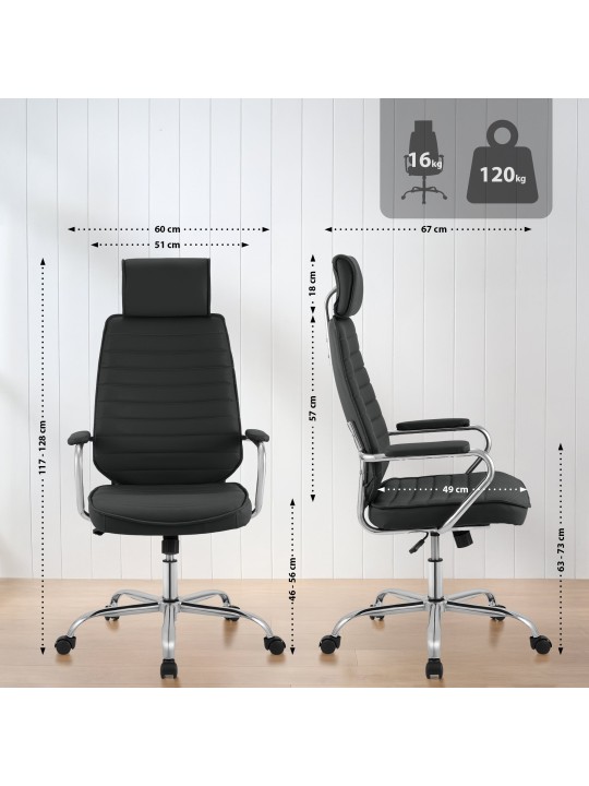 Kontorstol Rako, sort Kontorstol Rako, sort