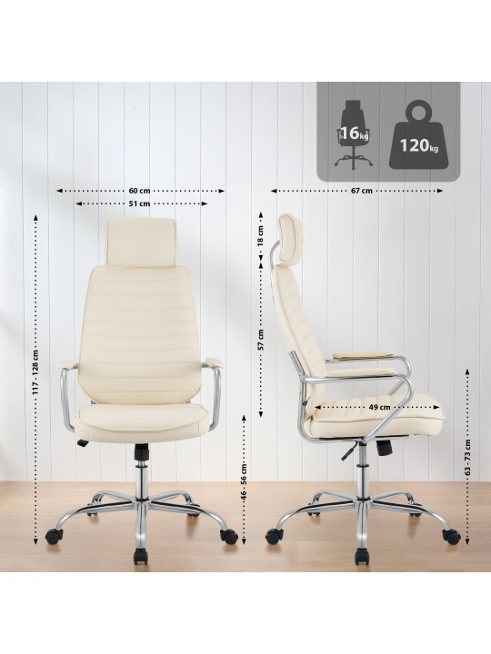 Kontorstol Rako, creme Kontorstol Rako, creme