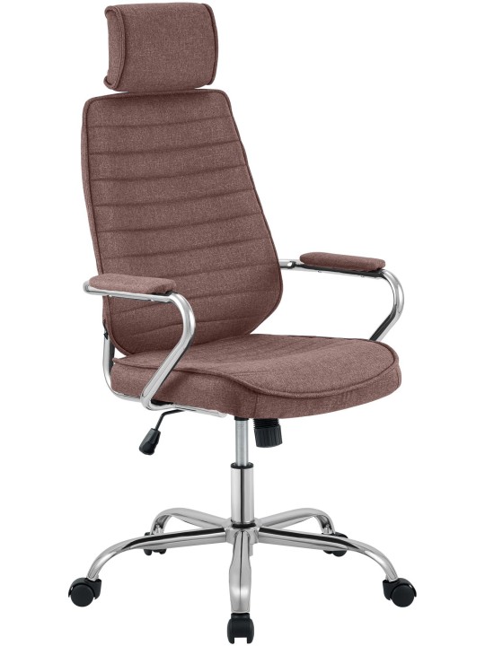 Kontorstol Rako stof, brun
