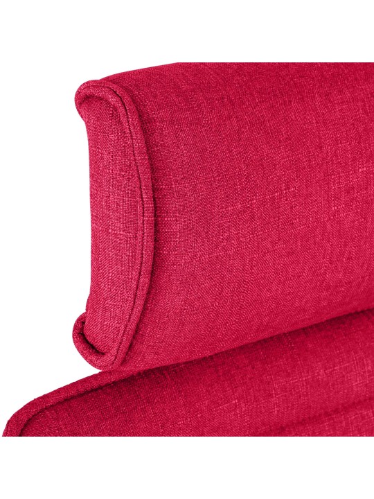 Kontorstol Rako stof, rød