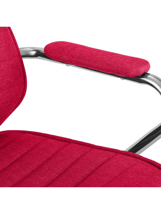 Kontorstol Rako stof, rød