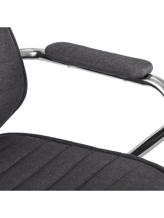 Kontorstol Rako stof, mørkegrå