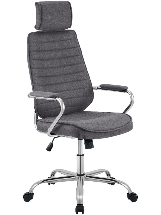 Kontorstol Rako stof, mørkegrå