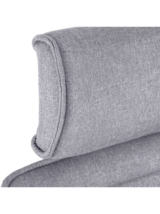 Kontorstol Rako stof, lysegrå