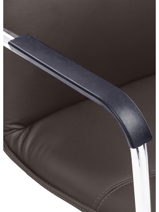 Sæt med 2 besøgsstole Seattle, brun