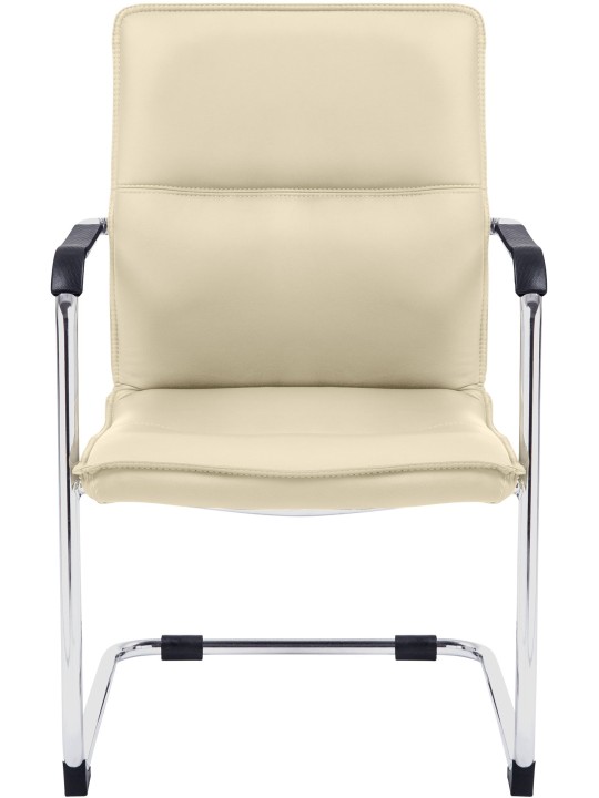 Sæt med 2 besøgsstole Seattle, creme Sæt med 2 besøgsstole Seattle, creme