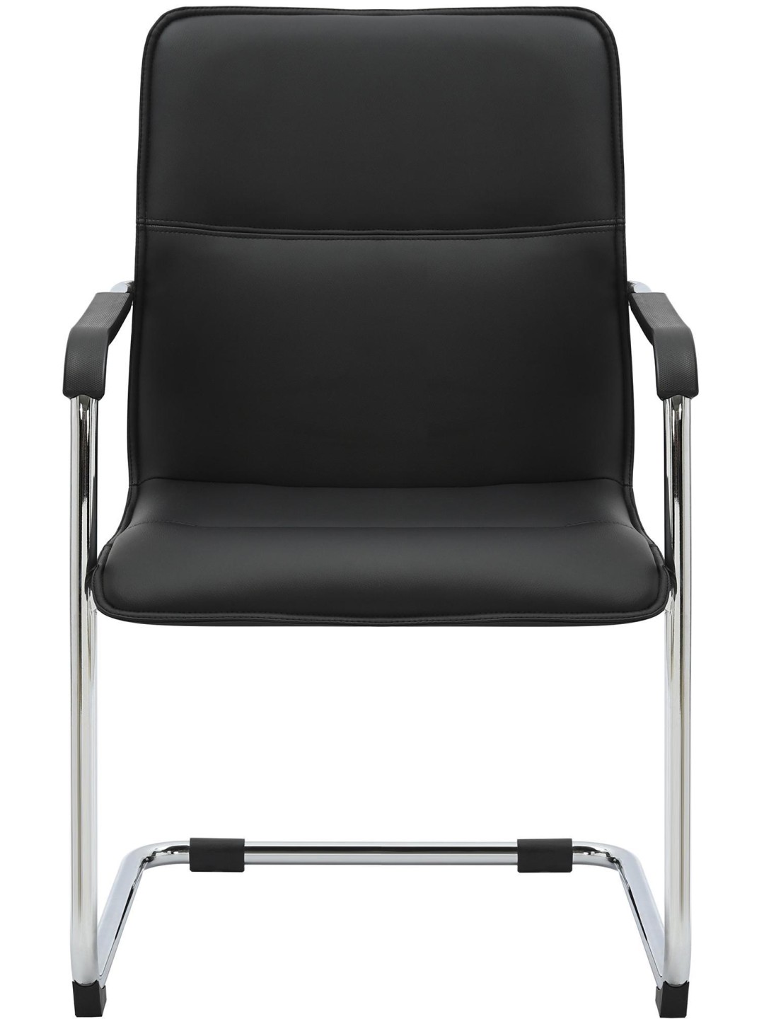 Sæt med 2 besøgsstole Seattle, sort