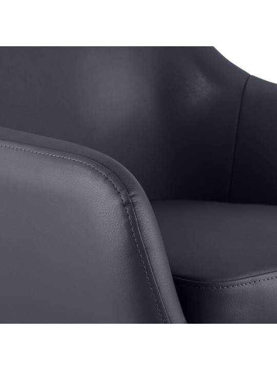 Barstol Grant imiteret læder, sort