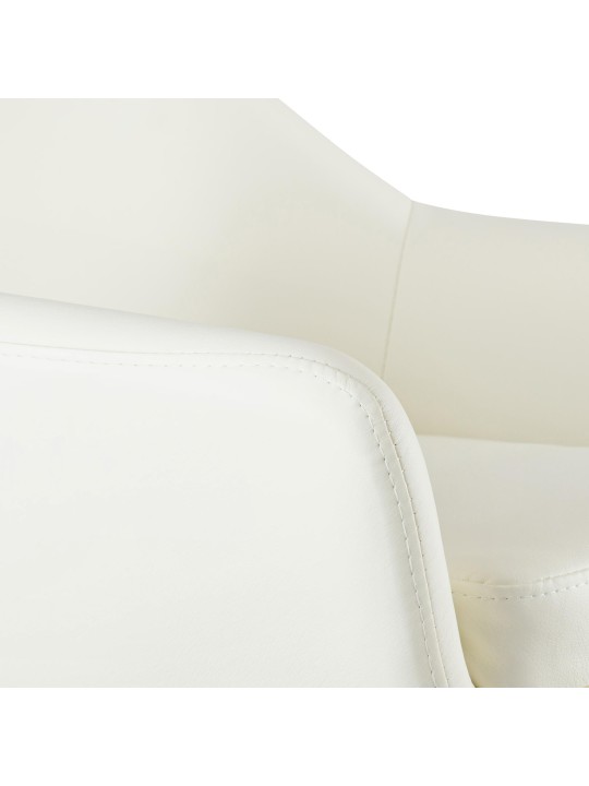 Sæt med 2 barstole Grant imiteret læder, creme Sæt med 2 barstole Grant imiteret læder, creme