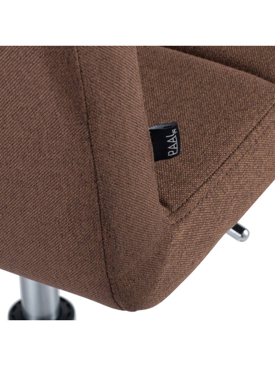 Stol Ricky stof, brun