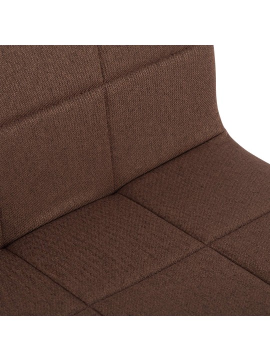 Stol Ricky stof, brun