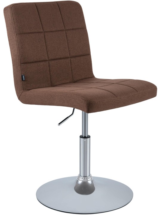 Stol Ricky stof, brun