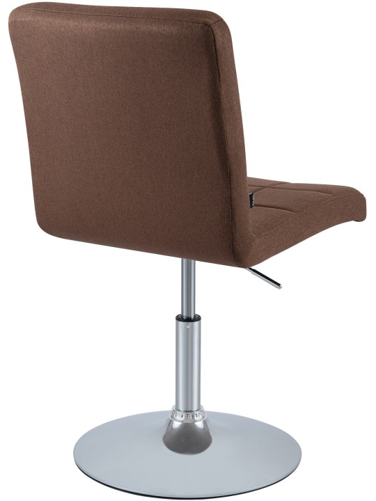 Stol Ricky stof, brun