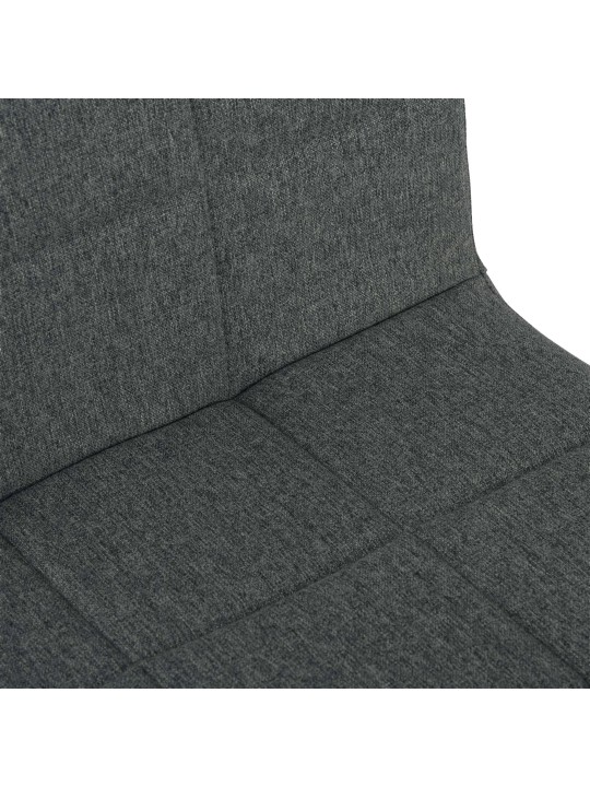 Stol Ricky stof, mørkegrå