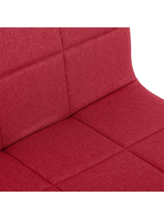 Stol Ricky stof, rød