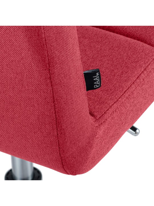 Stol Ricky stof, rød