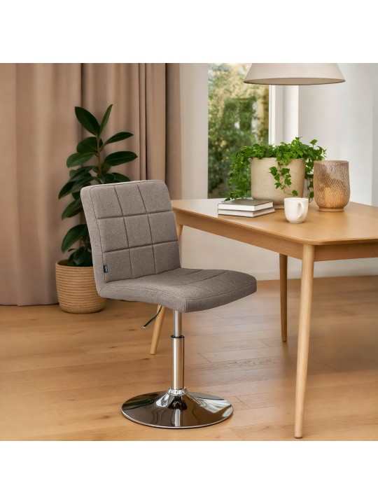 Stol Ricky stof, taupe