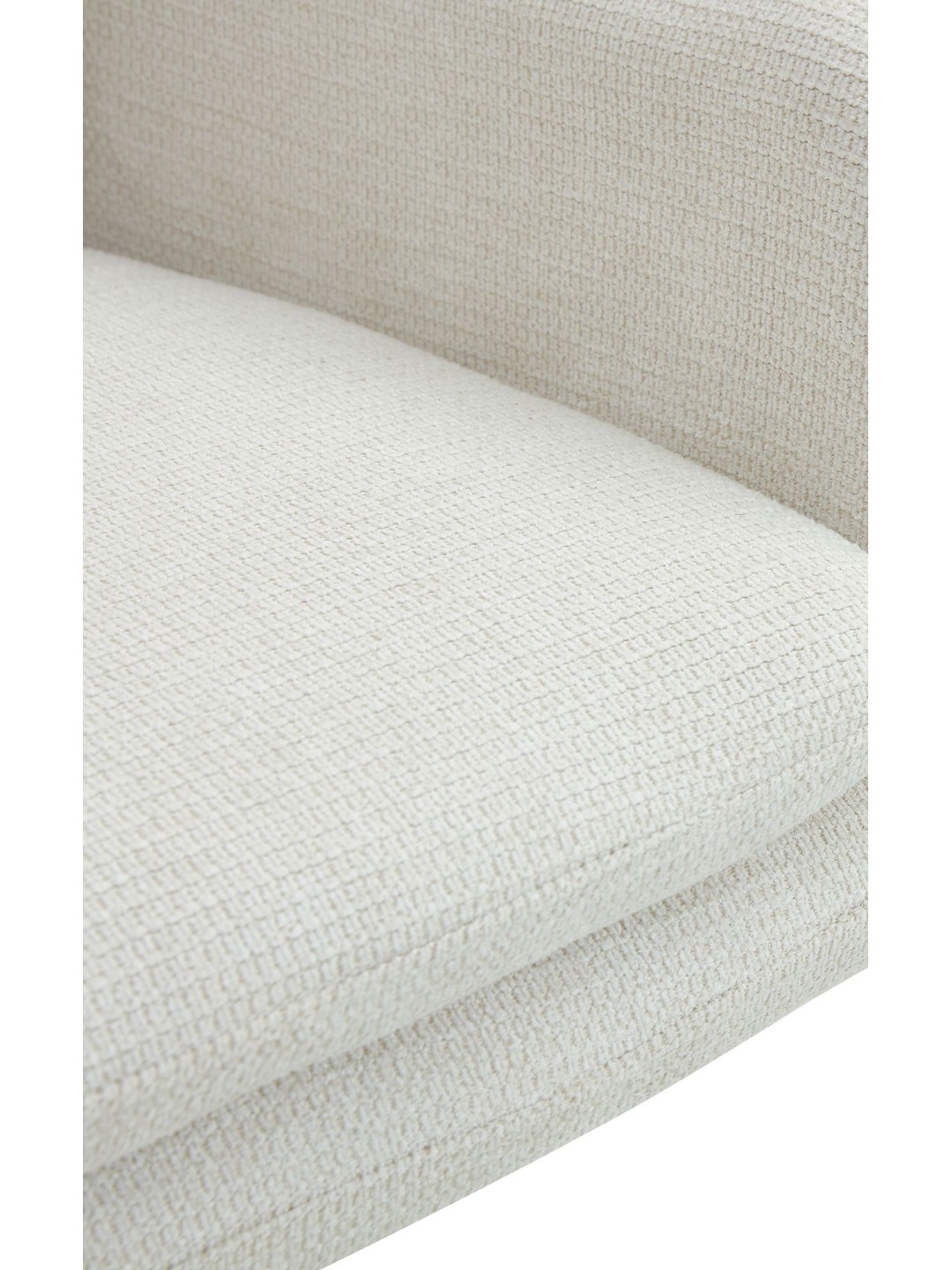 Spisestuestol Pickett stof, creme