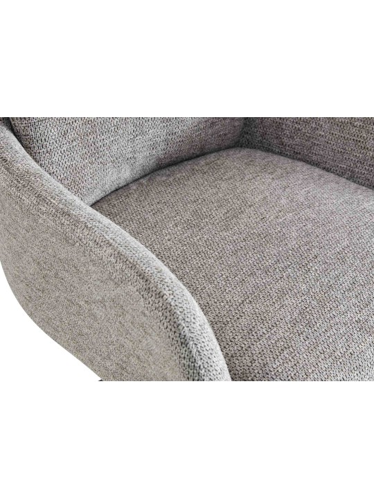 Spisestuestol Pickett stof, taupe