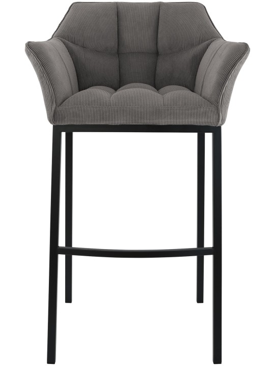 Barstol Damaso B Cord med 4 fods stel, taupe Barstol Damaso B Cord med 4 fods stel, taupe