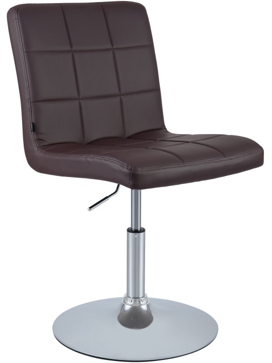 Stol Ricky imiteret læder, brun