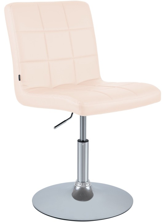 Stol Ricky imiteret læder, creme