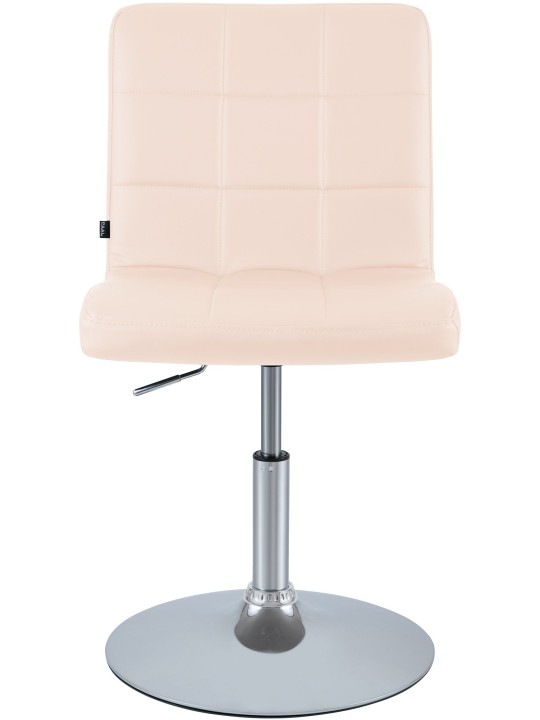 Stol Ricky imiteret læder, creme