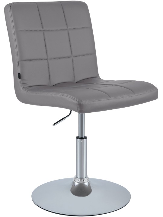 Stol Ricky imiteret læder, grå