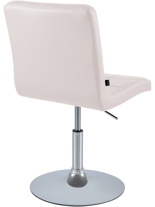 Stol Ricky imiteret læder, hvid Stol Ricky imiteret læder, hvid