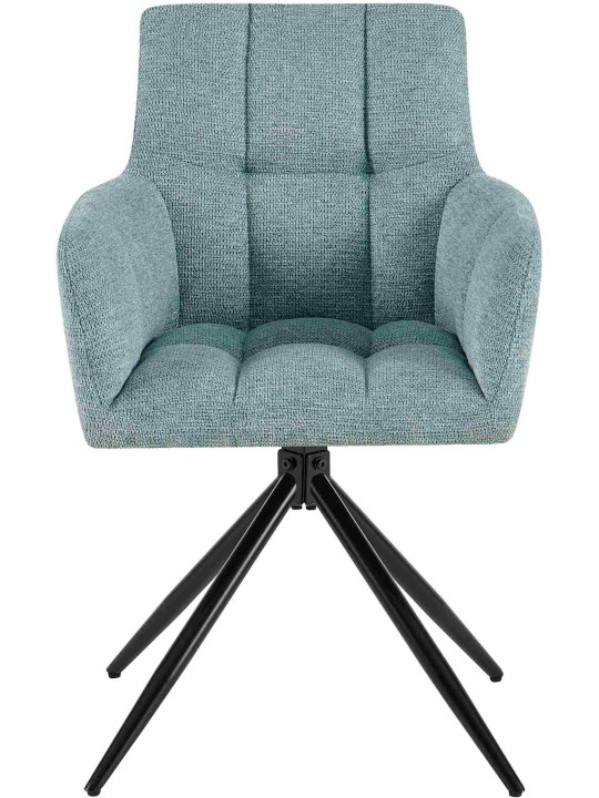 Spisestuestol Jonah stof, turkis